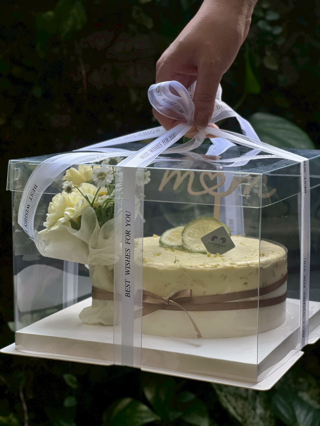 韓系鮮花蛋糕＋檸檬塔加購價優惠組合(限店取)（早鳥優惠～4/20）